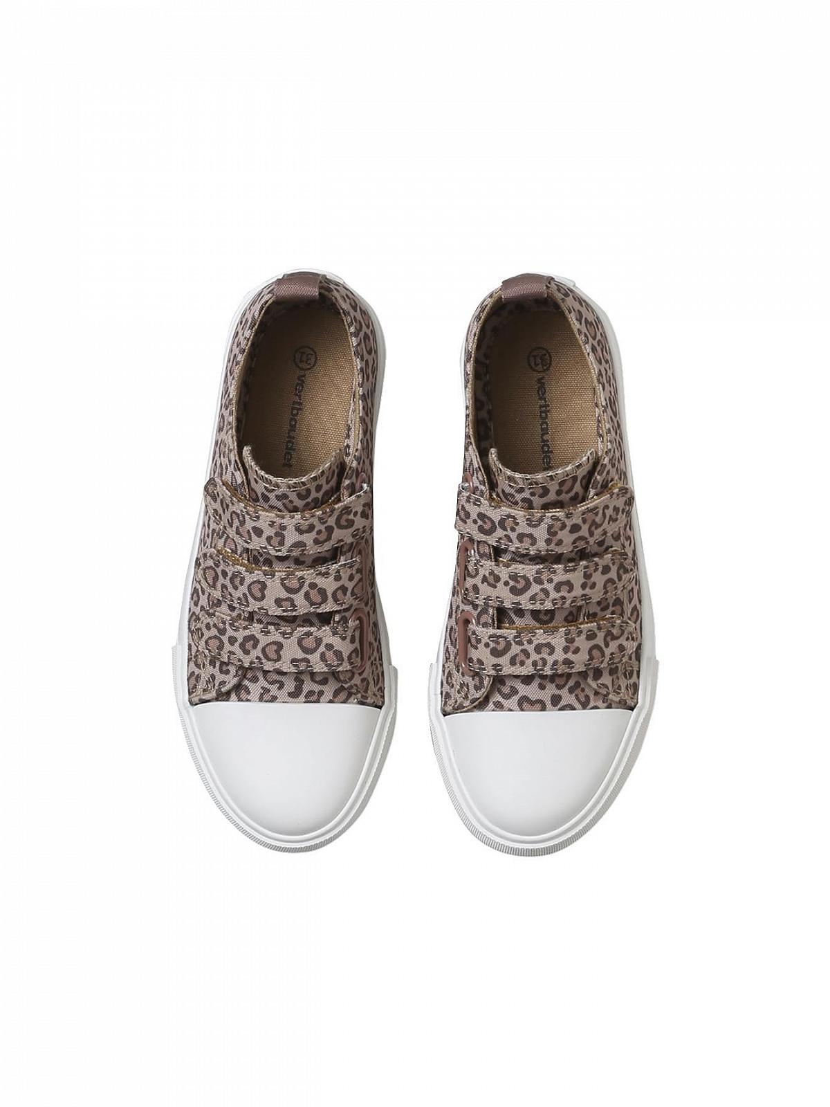 Тканевые Кроссовки Vertbaudet Леопардовый принт, фото №3