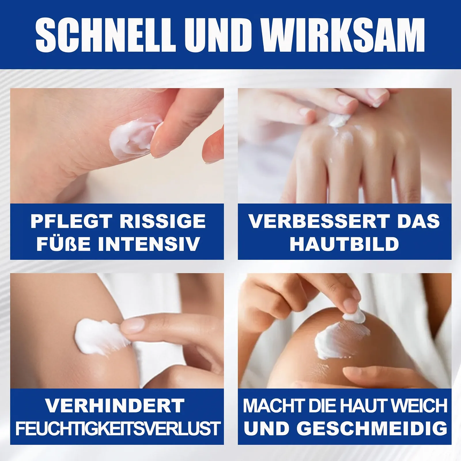 Набор крем для ног и масло для ногтей 60% Urea Anti-Cracking 300 мл AloeVera, фото №4