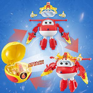 Трансформер Super Wings Iron Jet 12.7 см, красный synthetic.ua - Фото 1