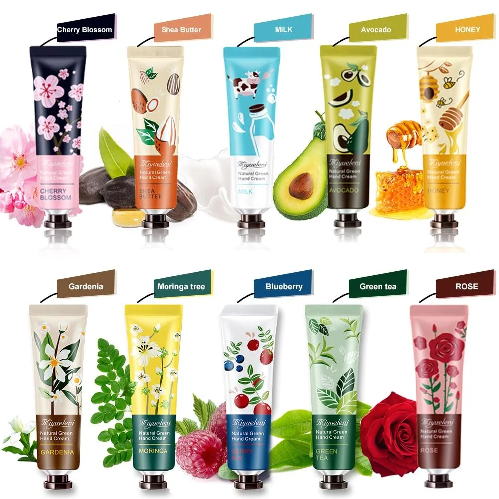 Крем для рук Набір подарунковий Міні-крем для рук Щоденний зволожуючий Глибоке зволоження та живлення 10 x 30 г, фото №2