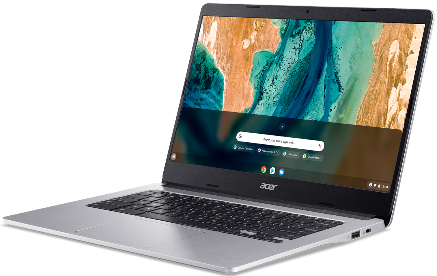 Ноутбук 14" Acer Chromebook 314 (CB314-2H-K227) MediaTek MT8183 RAM 4GB SSD 64GB 12год батарея ChromeOS (UKR), фото №4