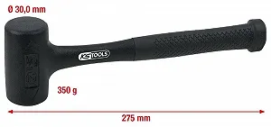 Безінерційний молоток з м'яким бойком KS Tools 140.5252 400 г synthetic.ua - Фото 1