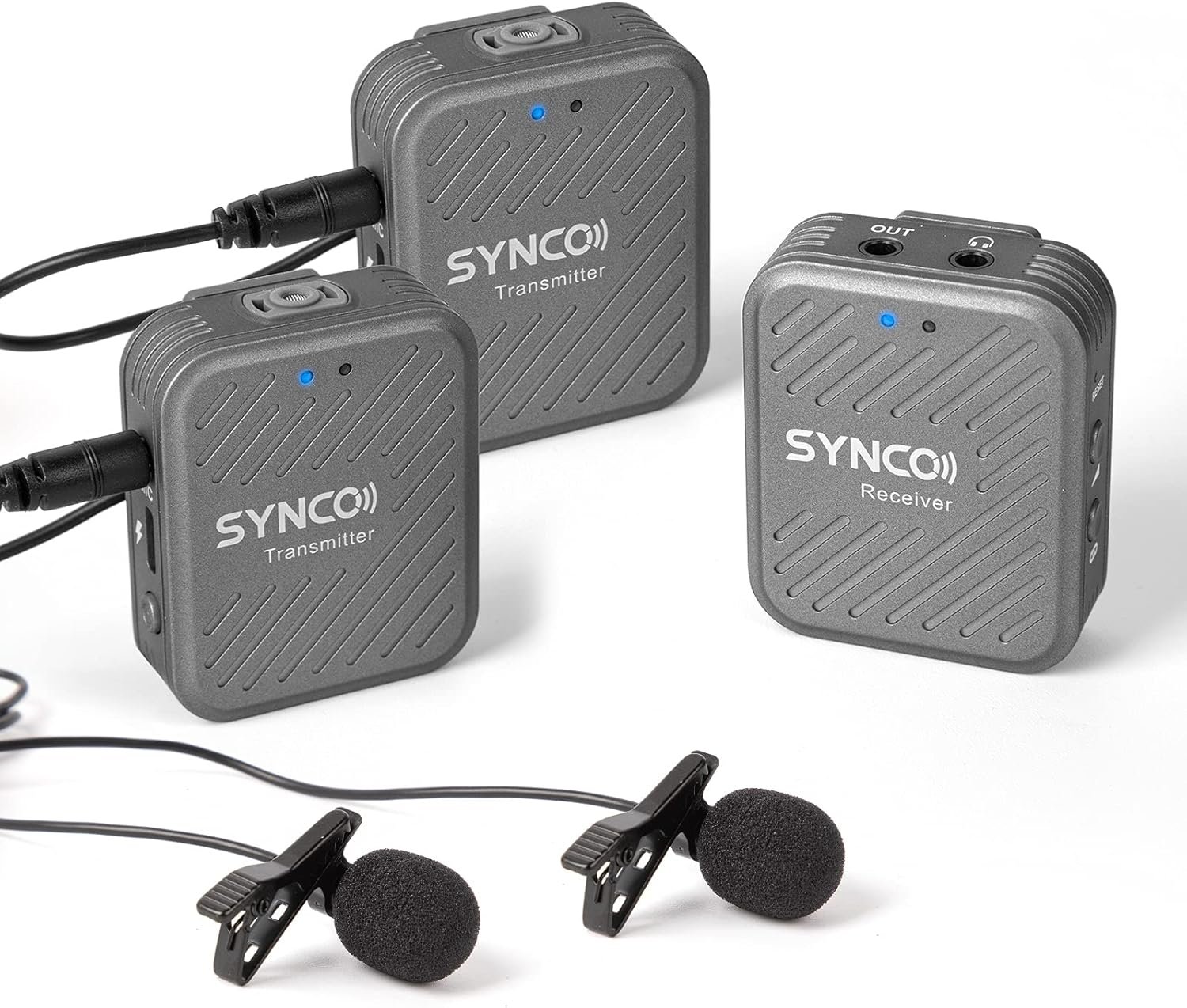 Бездротова мікрофонна система SYNCO G1 (A2 ) 2.4G Сірий, фото №1