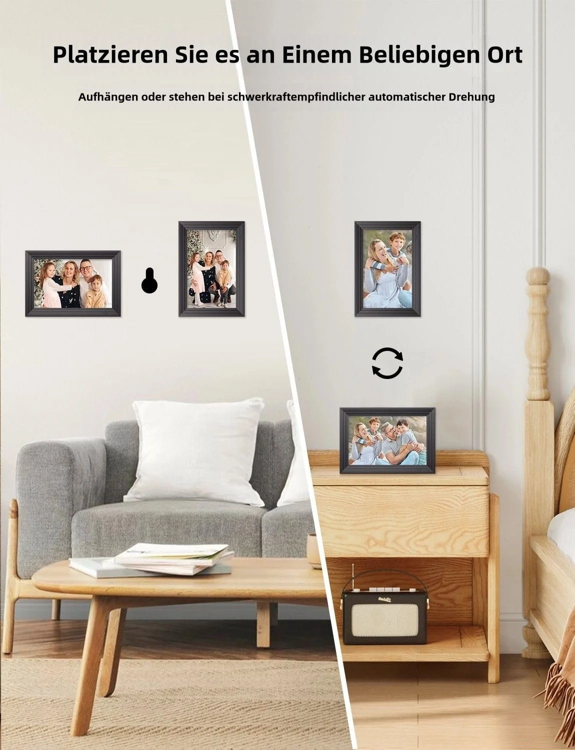 Цифрова фоторамка Luakug Frameo 10.1 Inch 32GB WiFi 1280 x 800 HD IPS Touchscreen, фото №6 Цифрова фоторамка Luakug Frameo 10.1 Inch 32GB WiFi 1280 x 800 HD IPS Touchscreen, фото №6