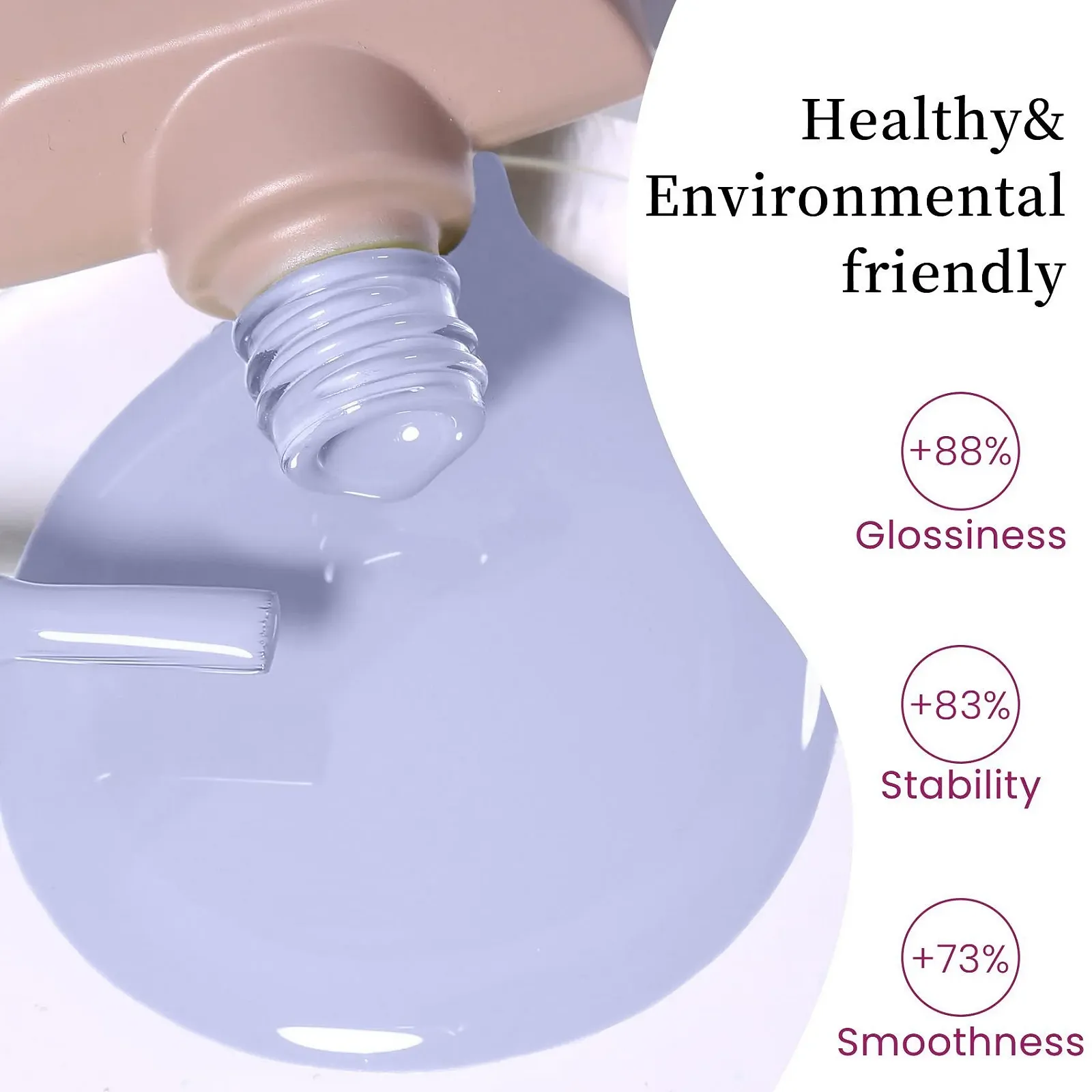 Гель-лак MAYCHAO Фіолетовий, 15 мл, фото №2