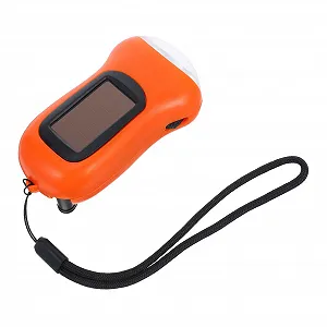 Фонарь Vaguelly аварийный на солнечной батарее, аккумуляторный, портативный для кемпинга и активного отдыха, оранжевый, высокая яркость, долговечный - Фото 1