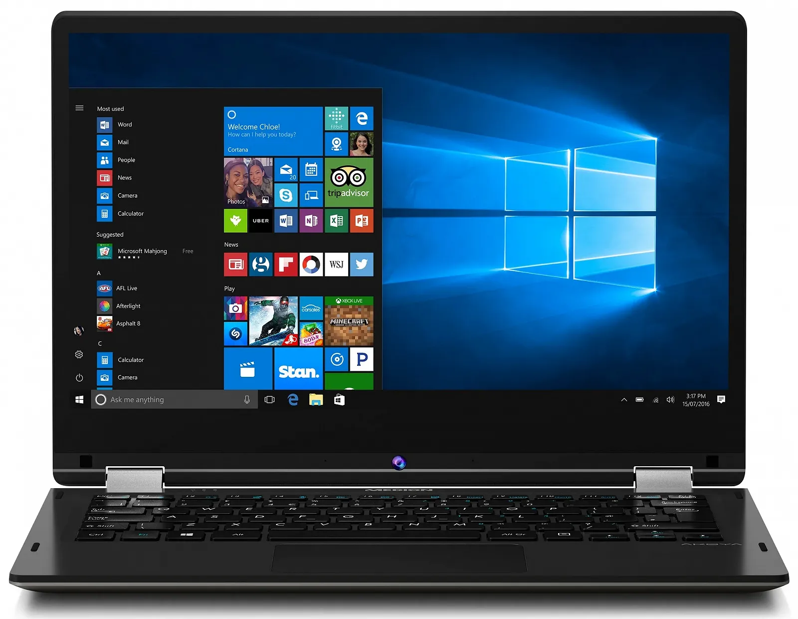 Сенсорний ноутбук 13.3" Medion Akoya E3213 Intel Celeron N3350 RAM 4GB eMMC 64GB Win10 (UKR), фото №1 Сенсорний ноутбук 13.3" Medion Akoya E3213 Intel Celeron N3350 RAM 4GB eMMC 64GB Win10 (UKR), фото №1