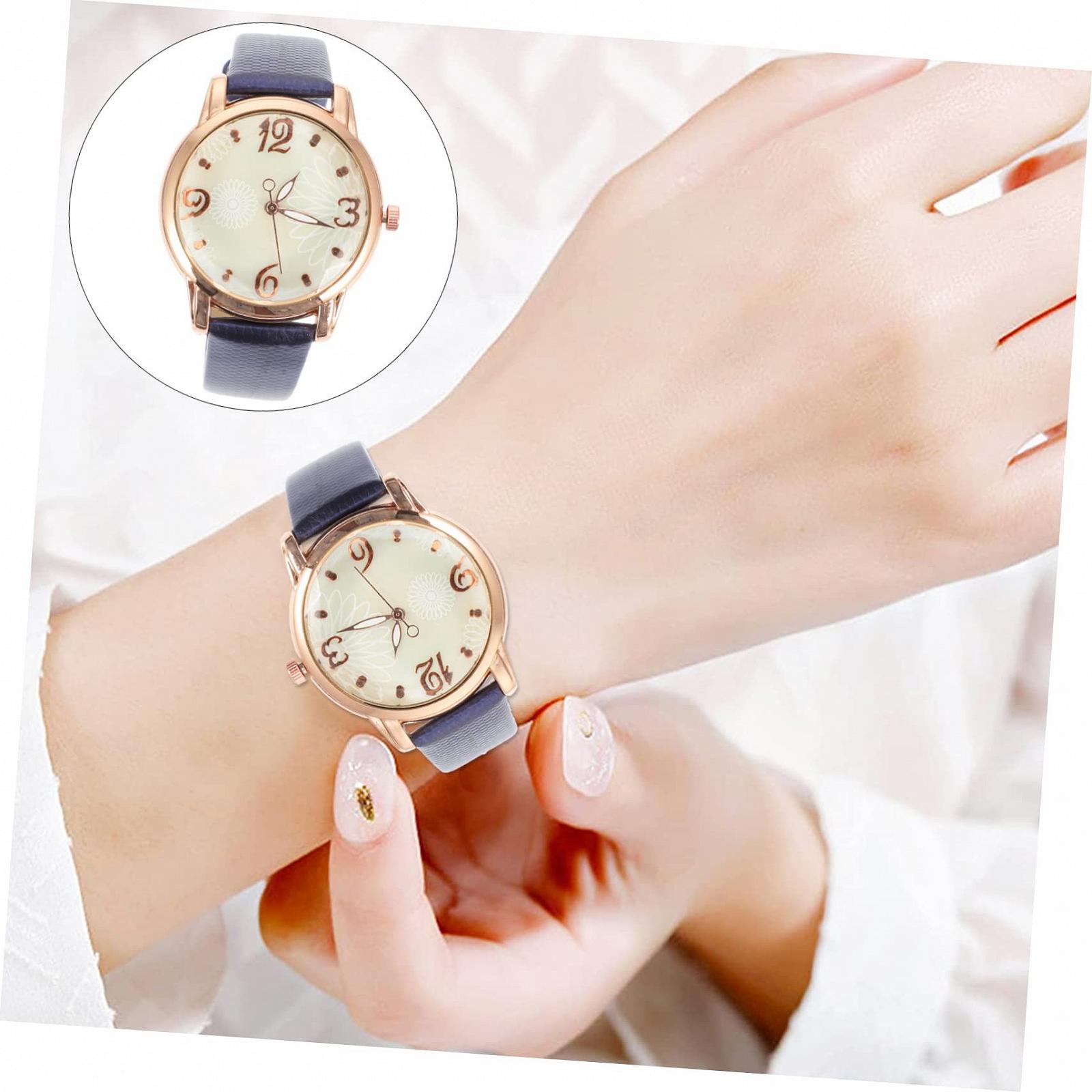 Жіночий годинник Healvian Повсякденний Зміїний візерунок Шкіряний ремінець, фото №3