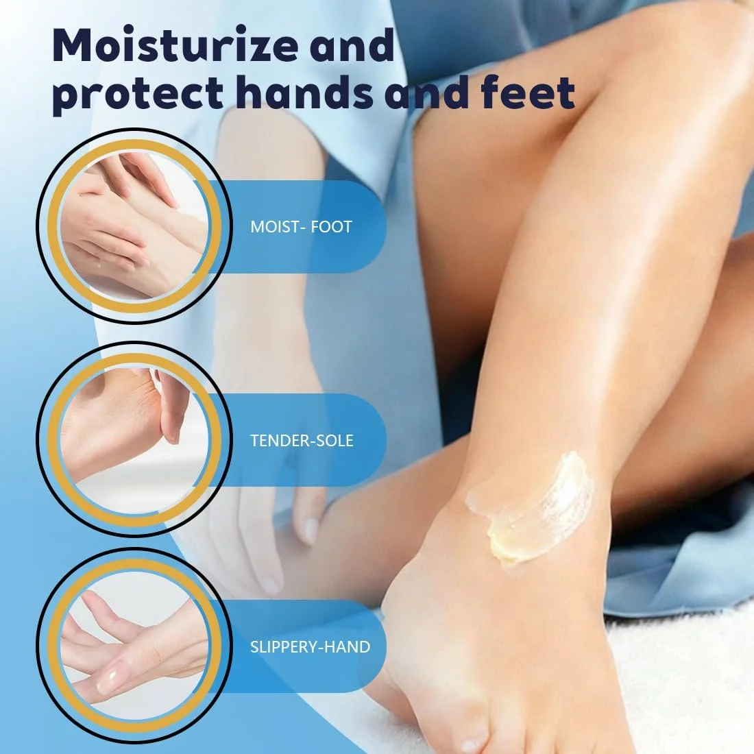 Крем-стик для ног увлажняющий против трещин с мочевиной 2 шт, фото №5