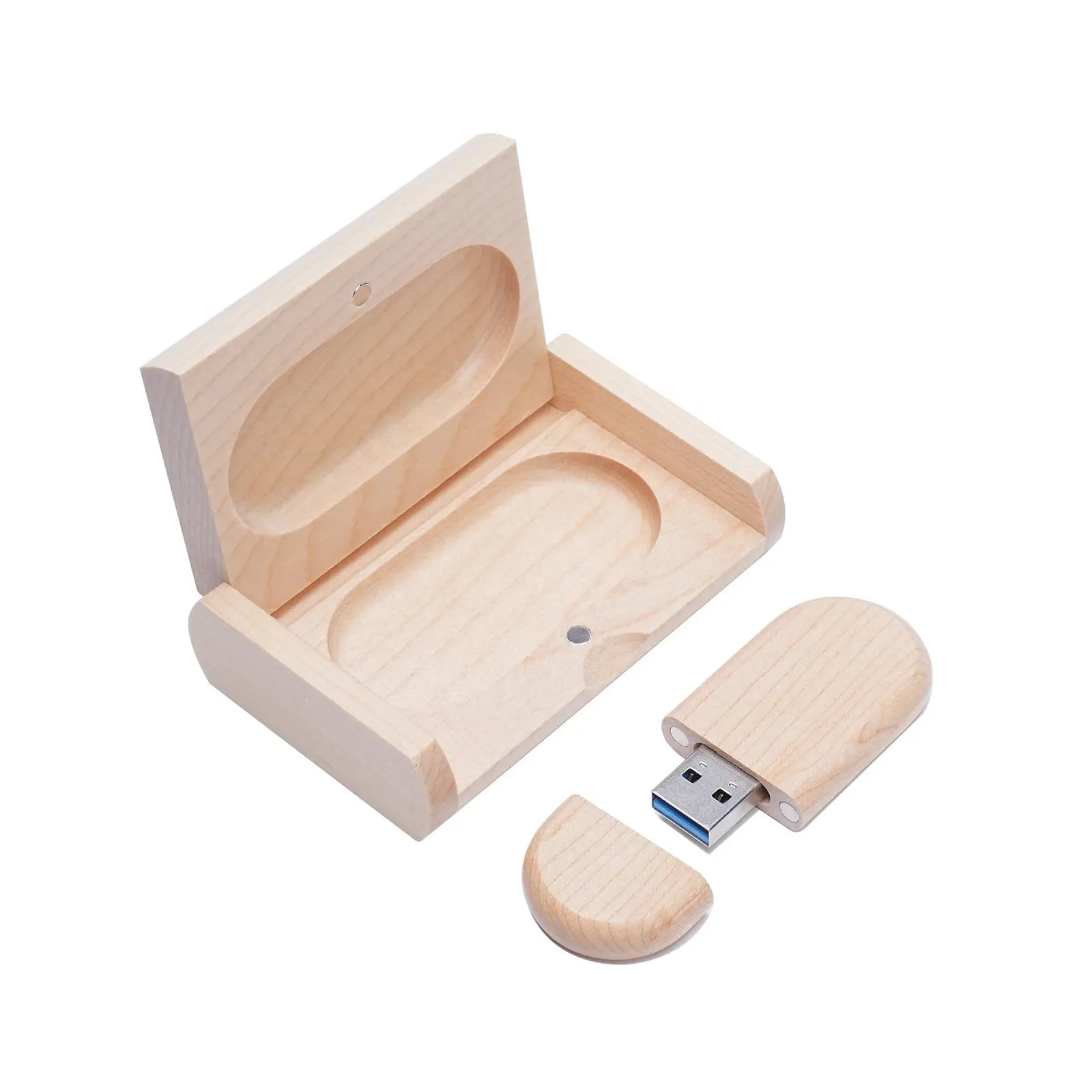 USB-флеш-накопичувач Wooden 32 GB USB 3.0 з дерев'яною коробкою, фото №7