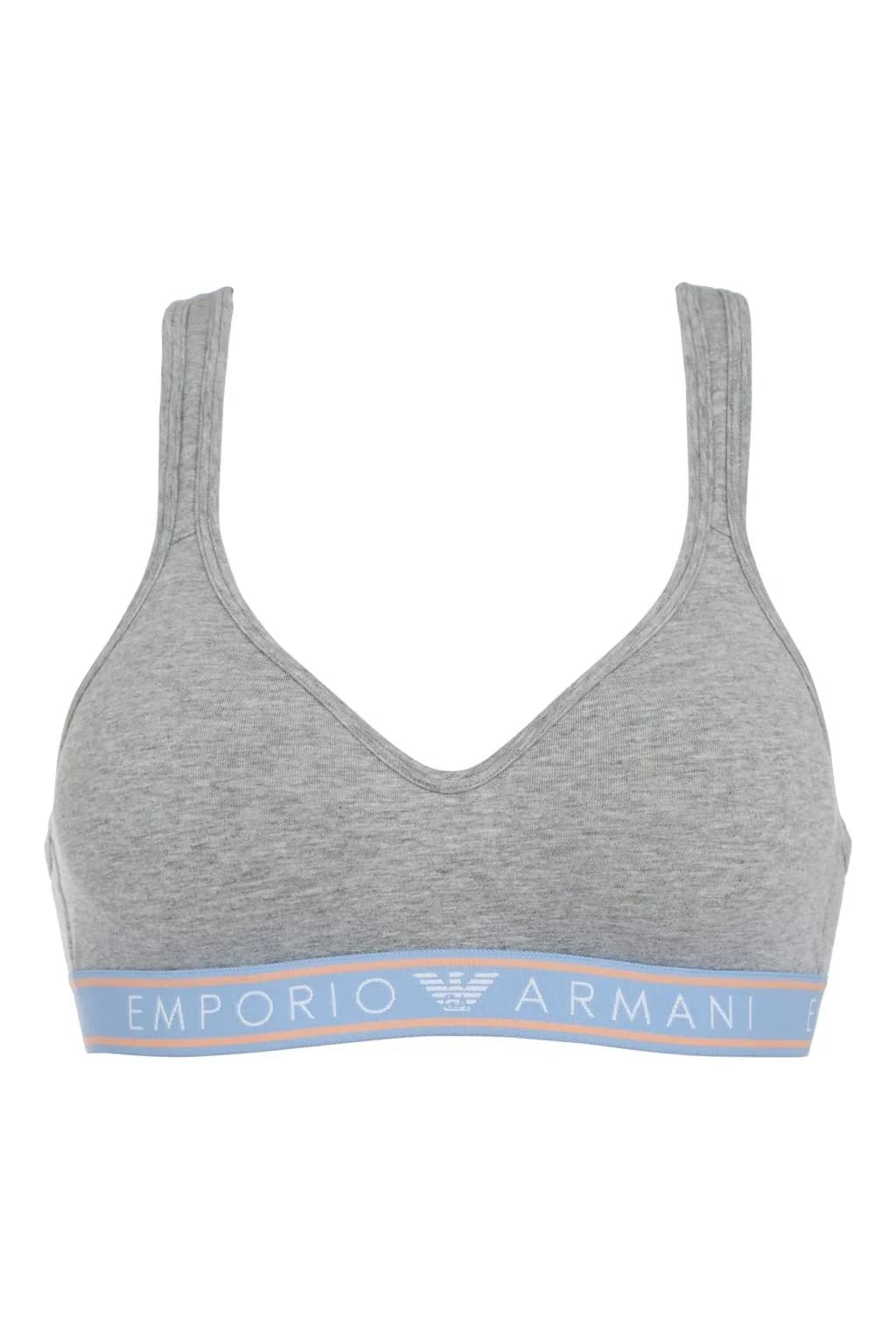 Бюстгальтер з ущільненими чашками Emporio Armani Iconic Logo Band непрозорий, фото №2 Бюстгальтер з ущільненими чашками Emporio Armani Iconic Logo Band непрозорий, фото №2