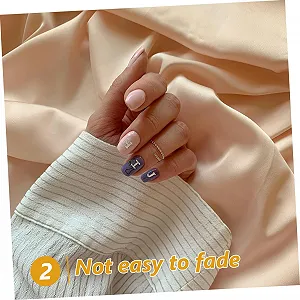 Прикраса для нігтів FRCOLOR Набір страз із золотого цинкового сплаву synthetic.ua - Фото 1