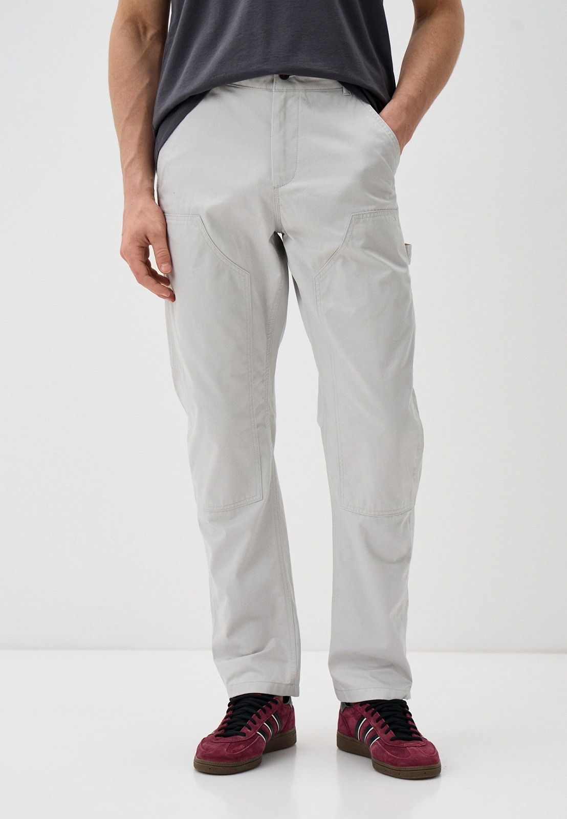Штани Loose-Fit Hose Utility 1045055-15277 Tom Tailor Білий S, фото №1