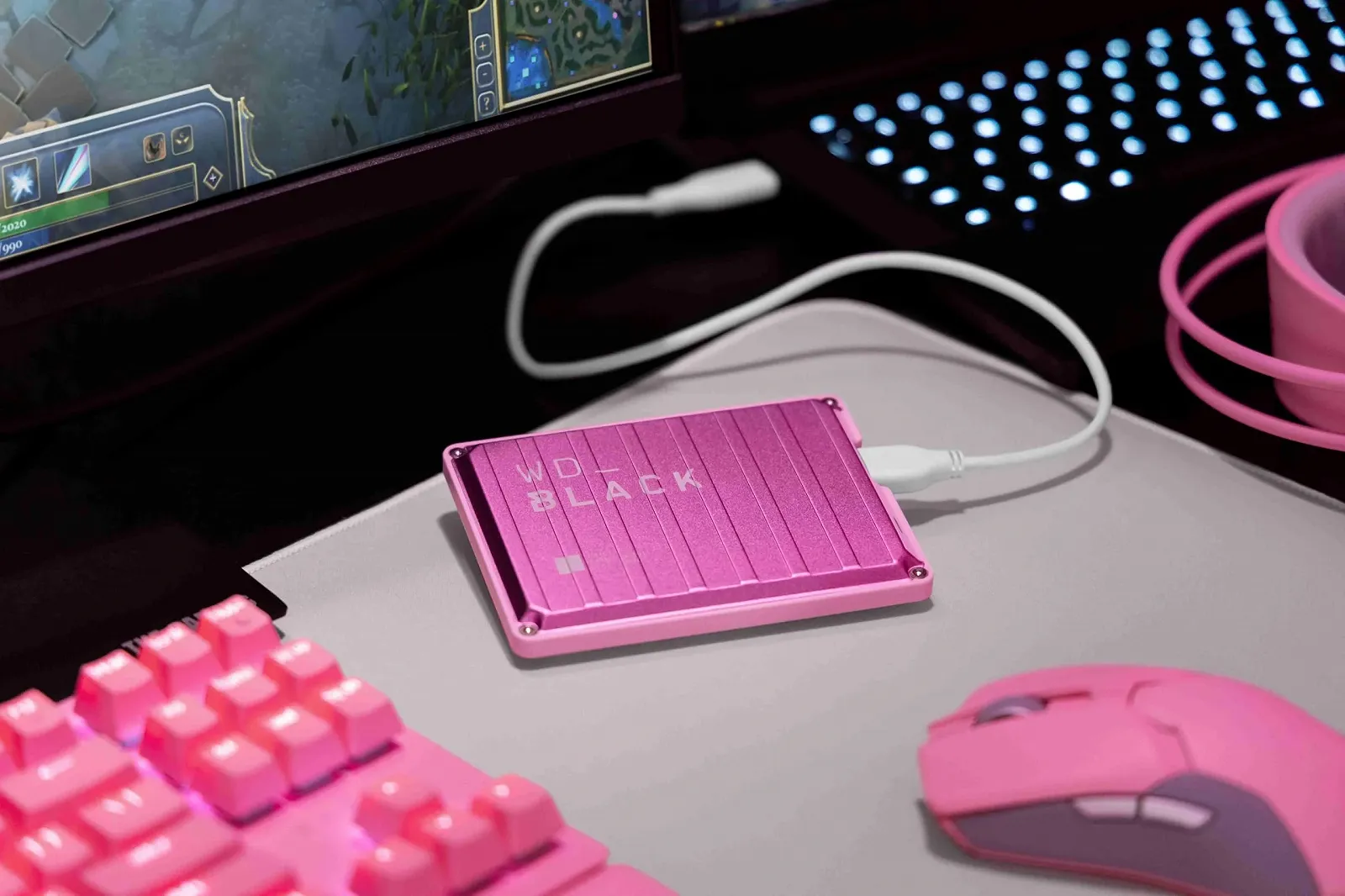 Зовнішній жорсткий диск WD _BLACK P10 Game Drive 6 ТБ Pink, фото №4
