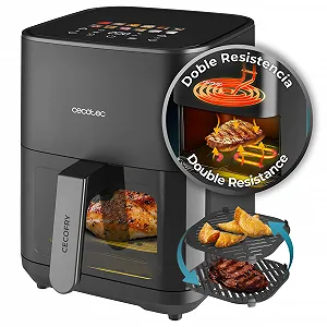 Мультипечь Cecotec Cecofry&Grill Duoheat 4000 4 л 1900 Вт 10 программ - Фото 1
