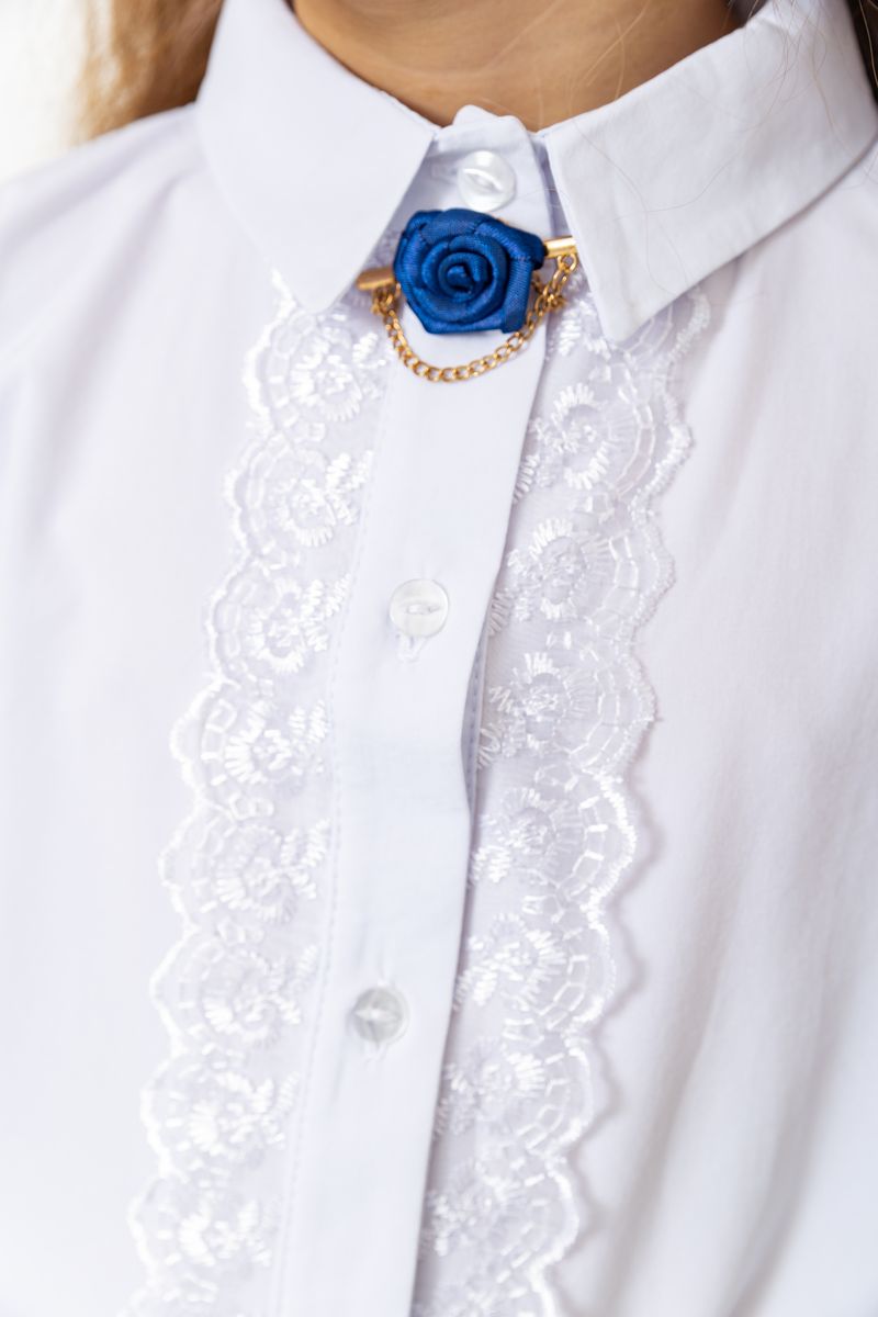 Блуза для дівчаток нарядова колір білий 172R201-2, фото №6