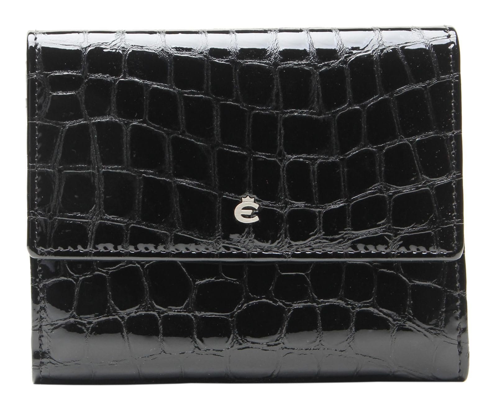 Кошелек кожаный Esquire Nice RFID Protection 12.5 см, черный, RFID защита, фото №1