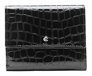 Кошелек кожаный Esquire Nice RFID Protection 12.5 см, черный, RFID защита - Фото 1