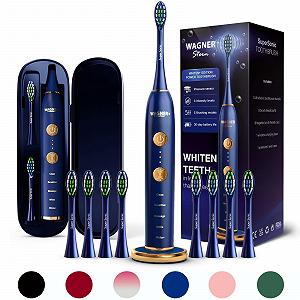 Розумна електрична зубна щітка Wagner Stern WHITEN+ Edition Датчик тиску 5 режимів Дорожній чохол Біла - Фото 1