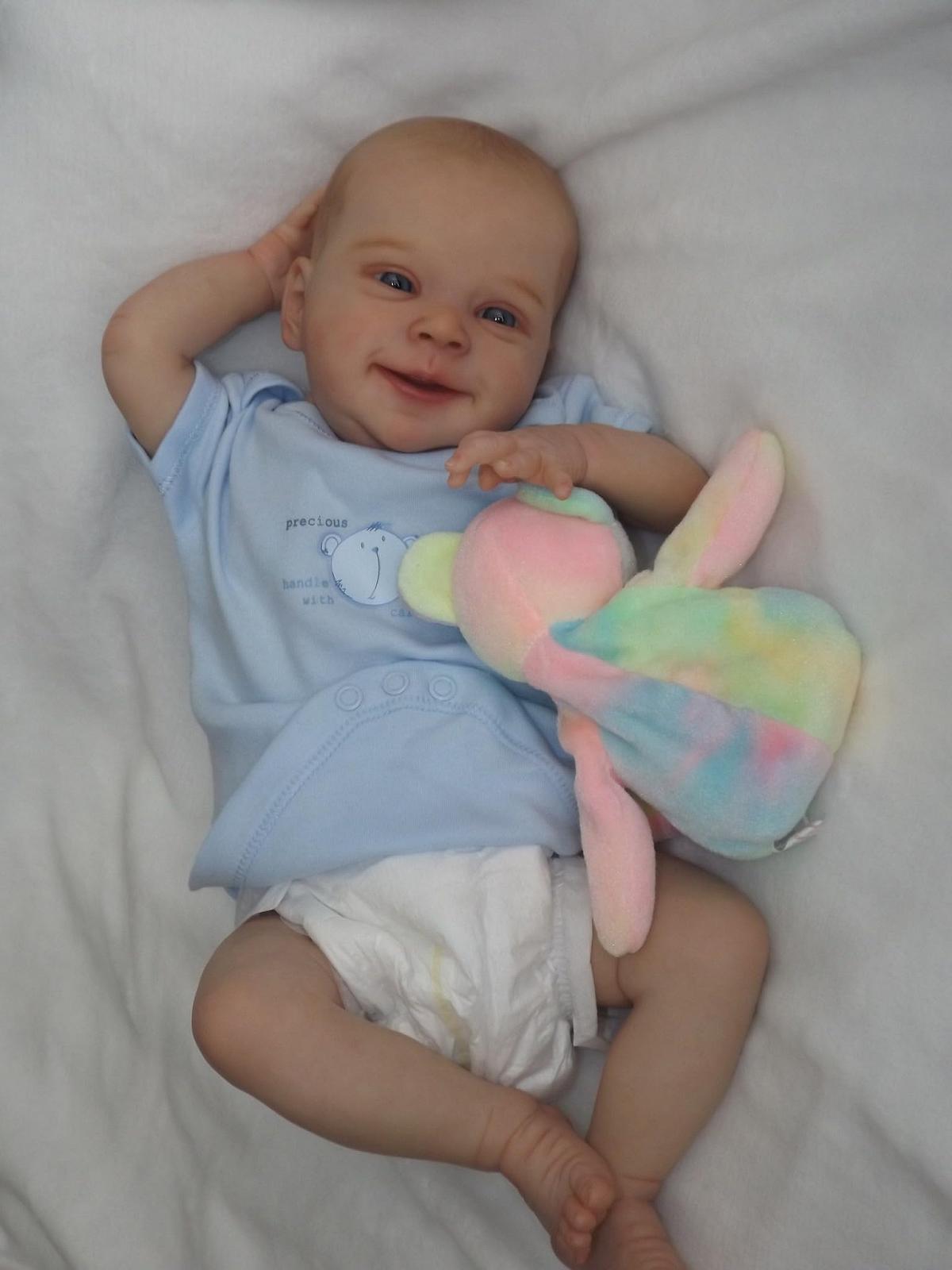 Кукла Anano Reborn Lifelike Baby Sebastian 18 дюймов для детей 3+, фото №4