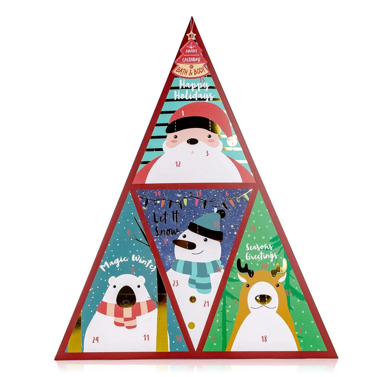 Адвент-календар Accentra Beauty and Wellness Boudoir для жінок з 24 засобами для ванни, макіяжу, догляду за тілом та аксесуарами, фото №1 Адвент-календар Accentra Beauty and Wellness Boudoir для жінок з 24 засобами для ванни, макіяжу, догляду за тілом та аксесуарами, фото №1