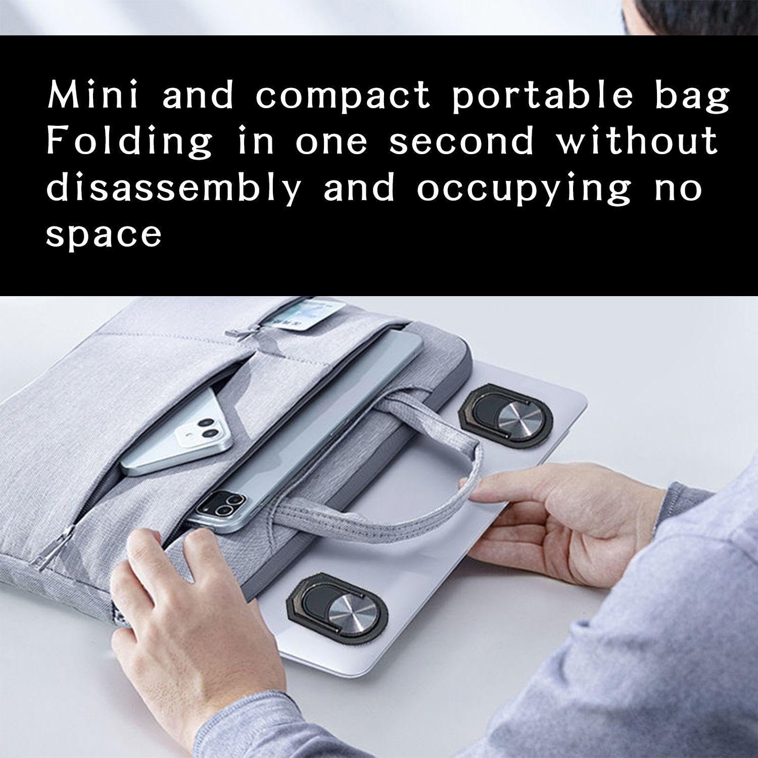 Подставка для ноутбука, складная мини-подставка, охлаждающая подставка, компьютерные аксессуары, 2 пары, фото №6