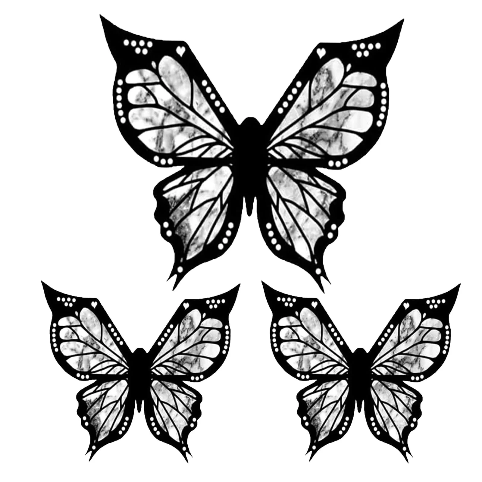 Трафареты для подводки Schmetterlings в форме бабочек, фото №1 Трафареты для подводки Schmetterlings в форме бабочек, фото №1