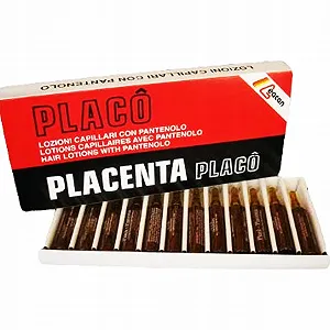 Средство Placenta Placo Интенсивное Восстанавливающее Против Выпадения Волос, 36 флаконов по 10 мл - Фото 1