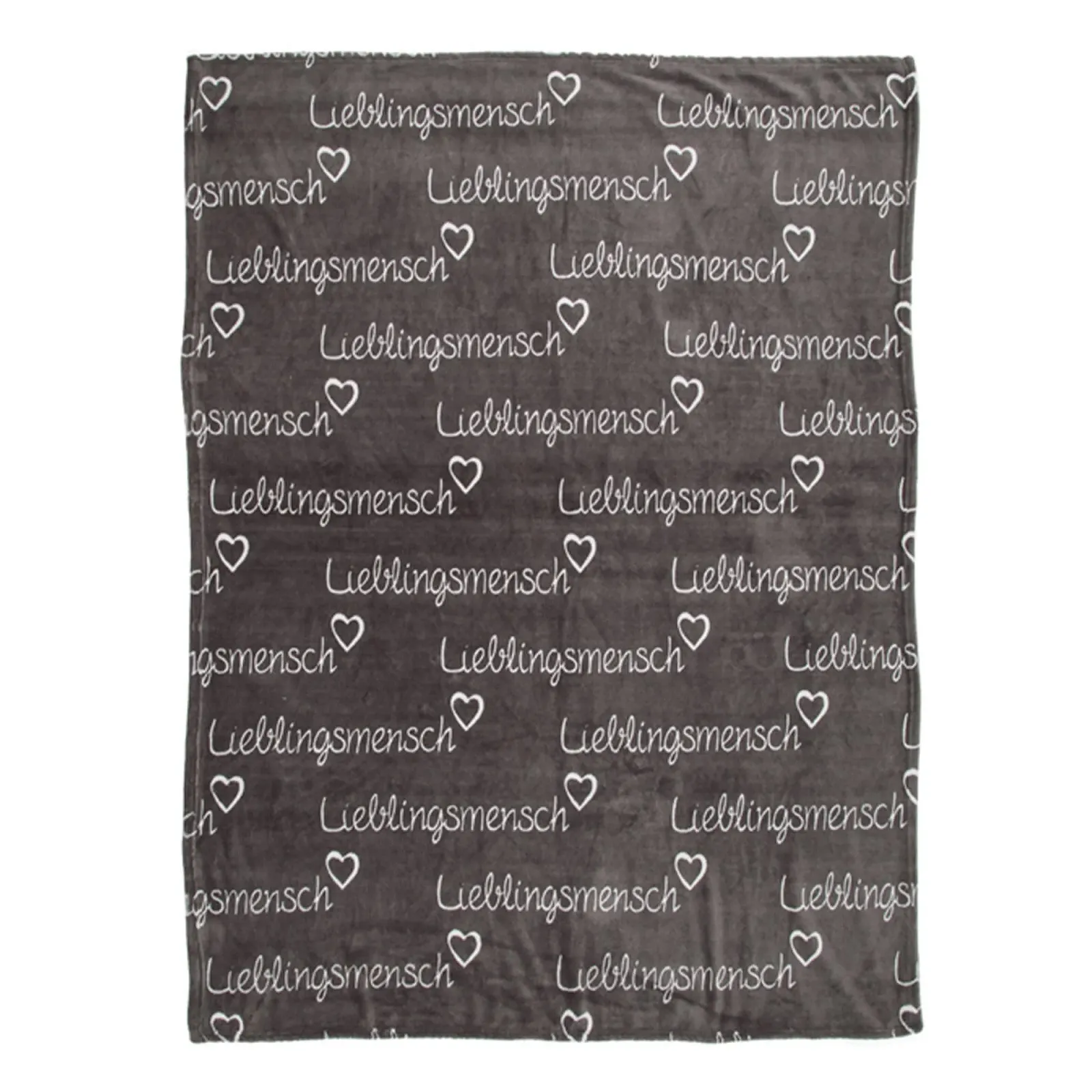 Покривало Сірий Monsterzeug Lieblingsmensch, 160 x 130 см, фото №1