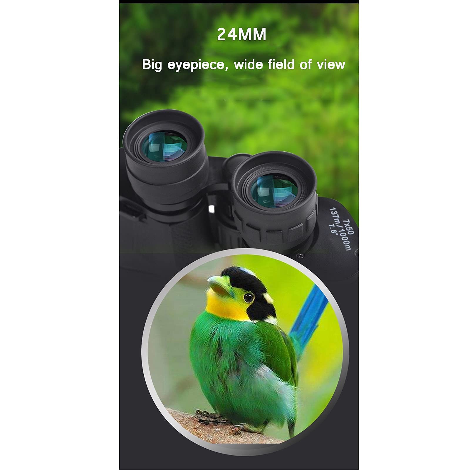 Бінокль DERBUT 7x50 високої збільшення HD Outdoor, фото №2