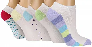 Носки для тренировок SockShop Wildfeet Patterned Bamboo, женские, набор 5 пар synthetic.ua - Фото 1