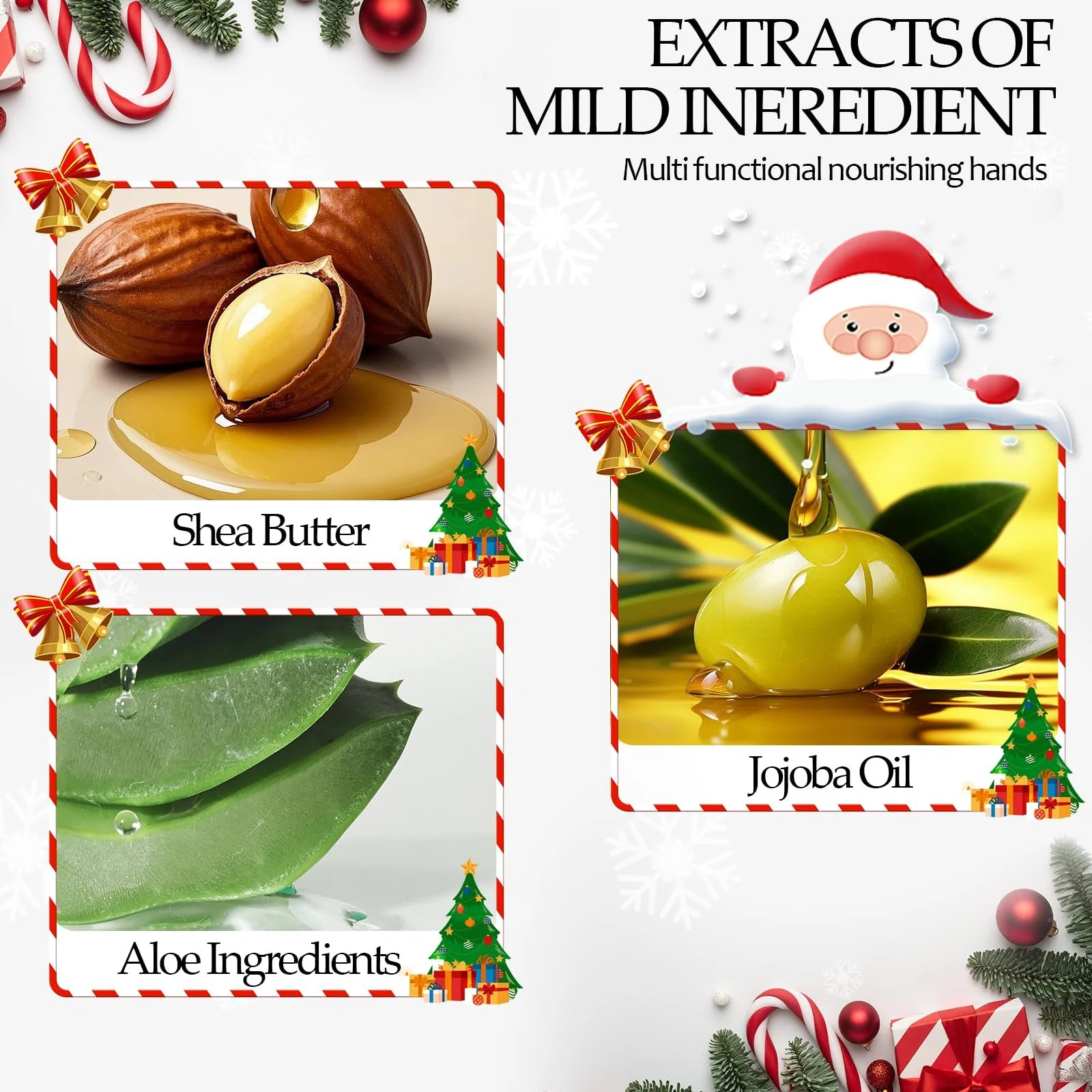 Крем для рук Різдвяний міні набір 5 x 30 г, фото №4