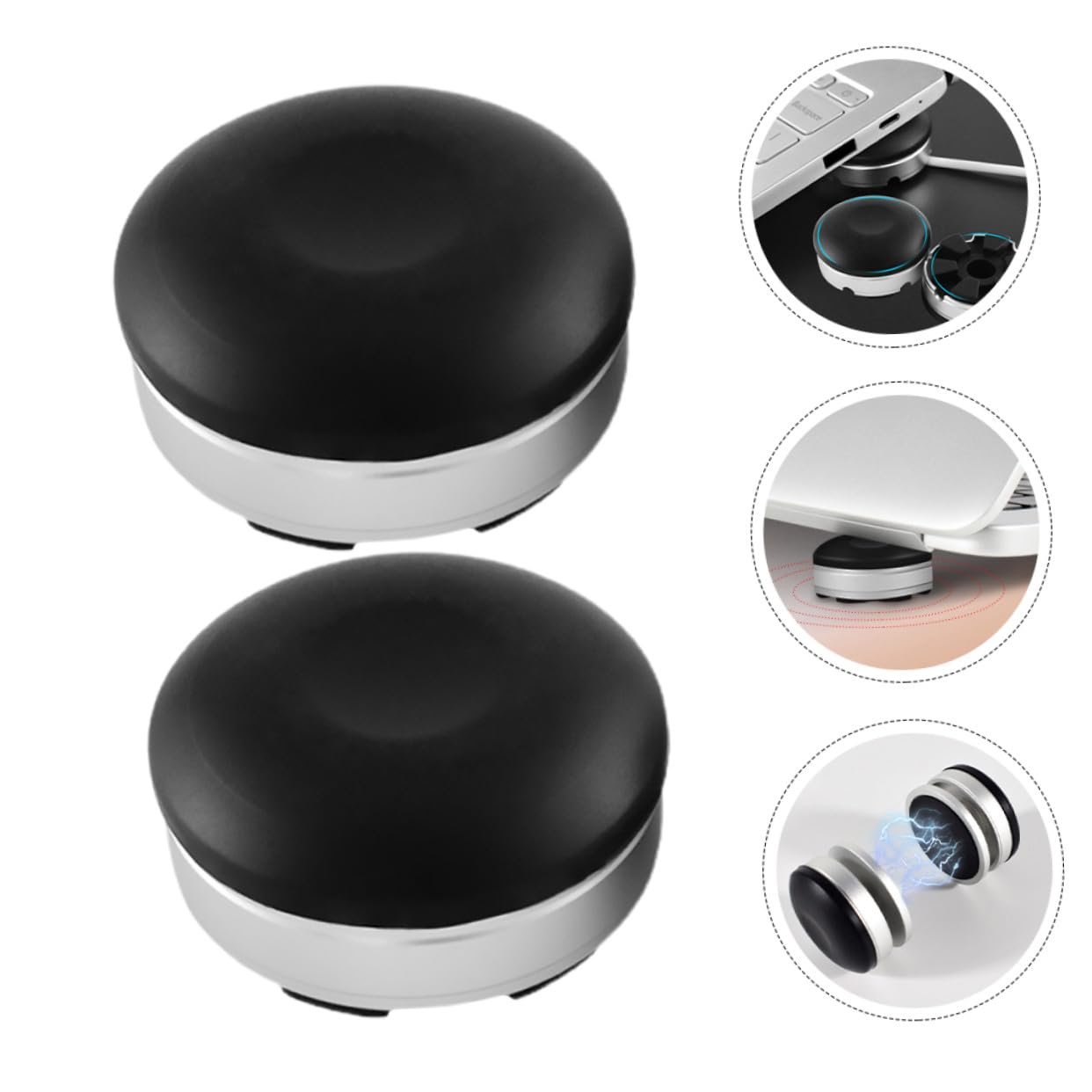 Подставка для ноутбука Регулируемая по высоте с нескользящей эргономичной охлаждающей подставкой для охлаждения ноутбука и комфортного набора текста Практичная настольная база для ноутбука и планшета, 2 шт., фото №3 Подставка для ноутбука Регулируемая по высоте с нескользящей эргономичной охлаждающей подставкой для охлаждения ноутбука и комфортного набора текста Практичная настольная база для ноутбука и планшета, 2 шт., фото №3