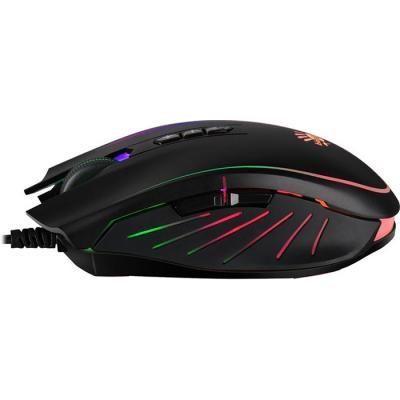 Комп'ютерна мишка A4Tech Bloody Q81 Neon XGlide Curve Black, фото №3