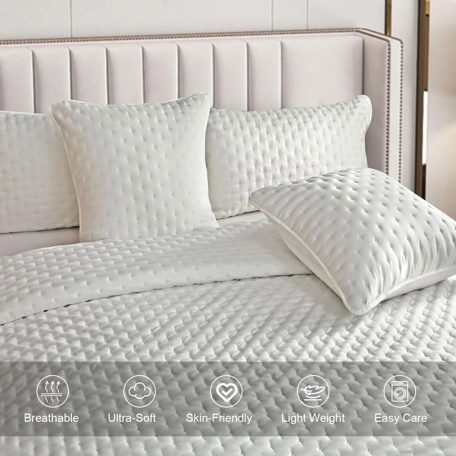 Покривало стьобане Elegant, Універсальний плед, фото №3