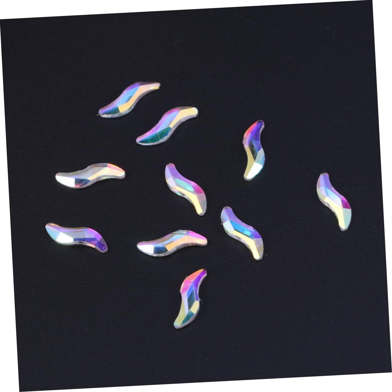 Стрази для нігтів FOMIYES Кристал для нігтів Блискучий кристал для нігтів Японський, 10 штук, фото №2