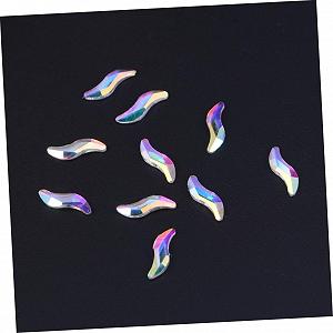 Стразы для ногтей FOMIYES Кристалл для ногтей Блестящий кристалл для ногтей Японский, 10 штук synthetic.ua - Фото 1