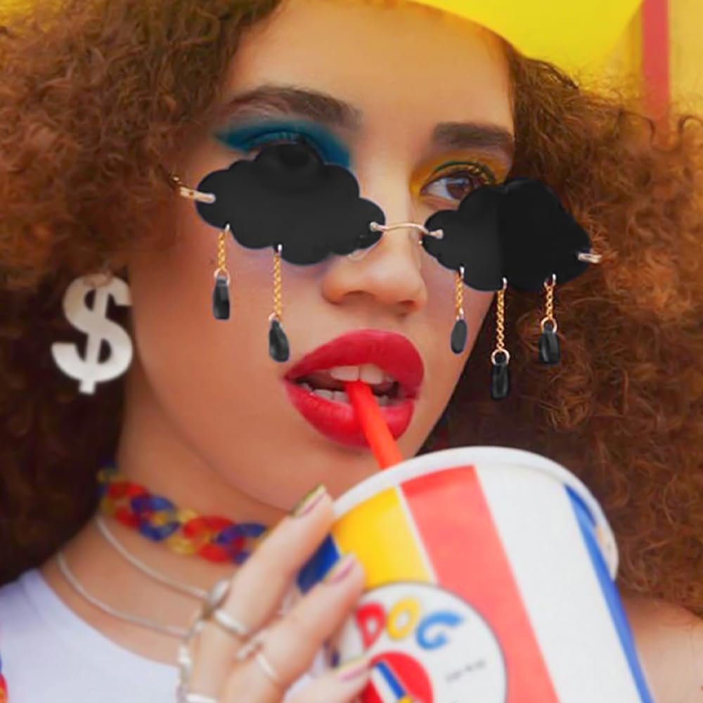 Солнцезащитные очки Без оправы CENPEK Облако Ретро, фото №5