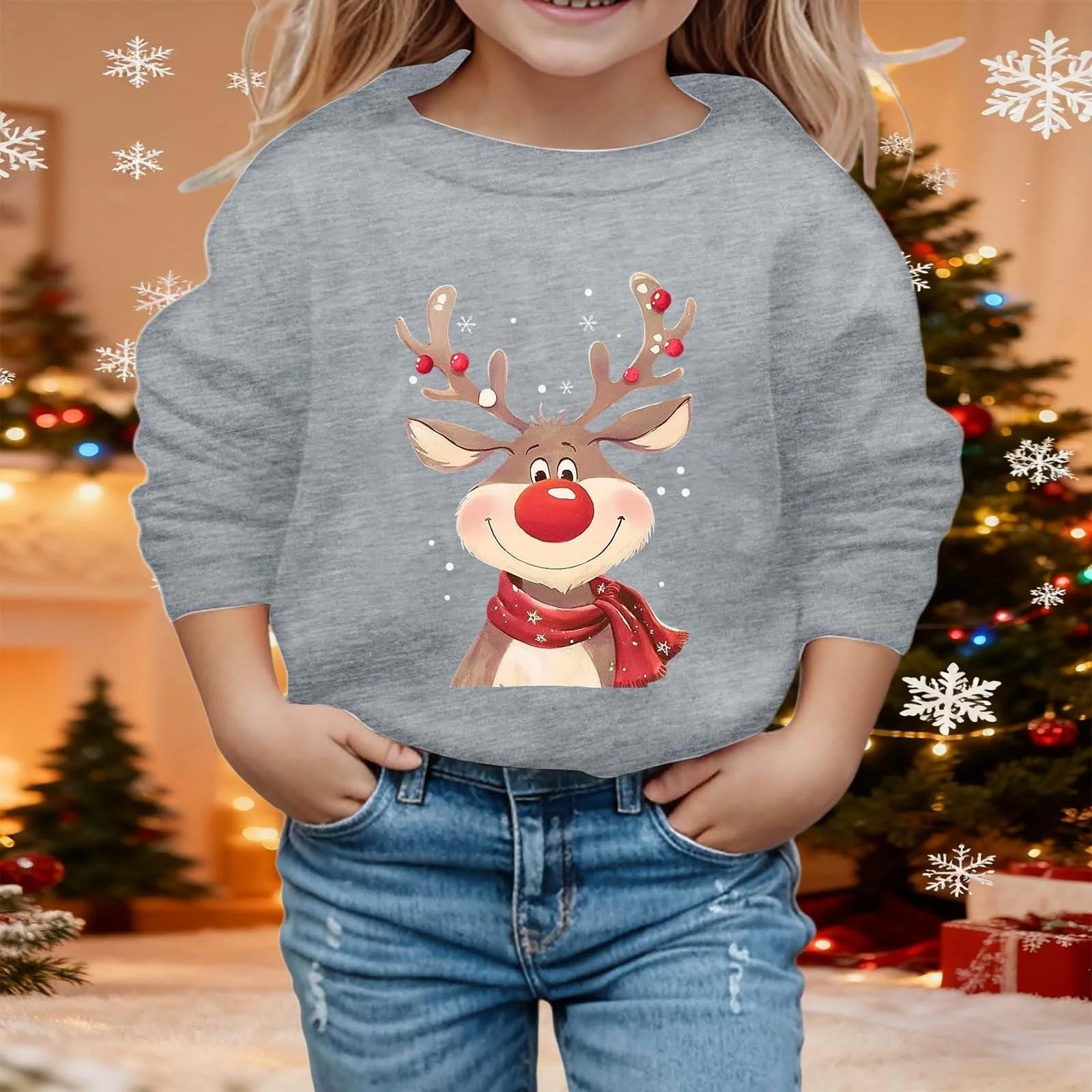 Різдвяна Толстовка для Дівчат Generisch, фото №3