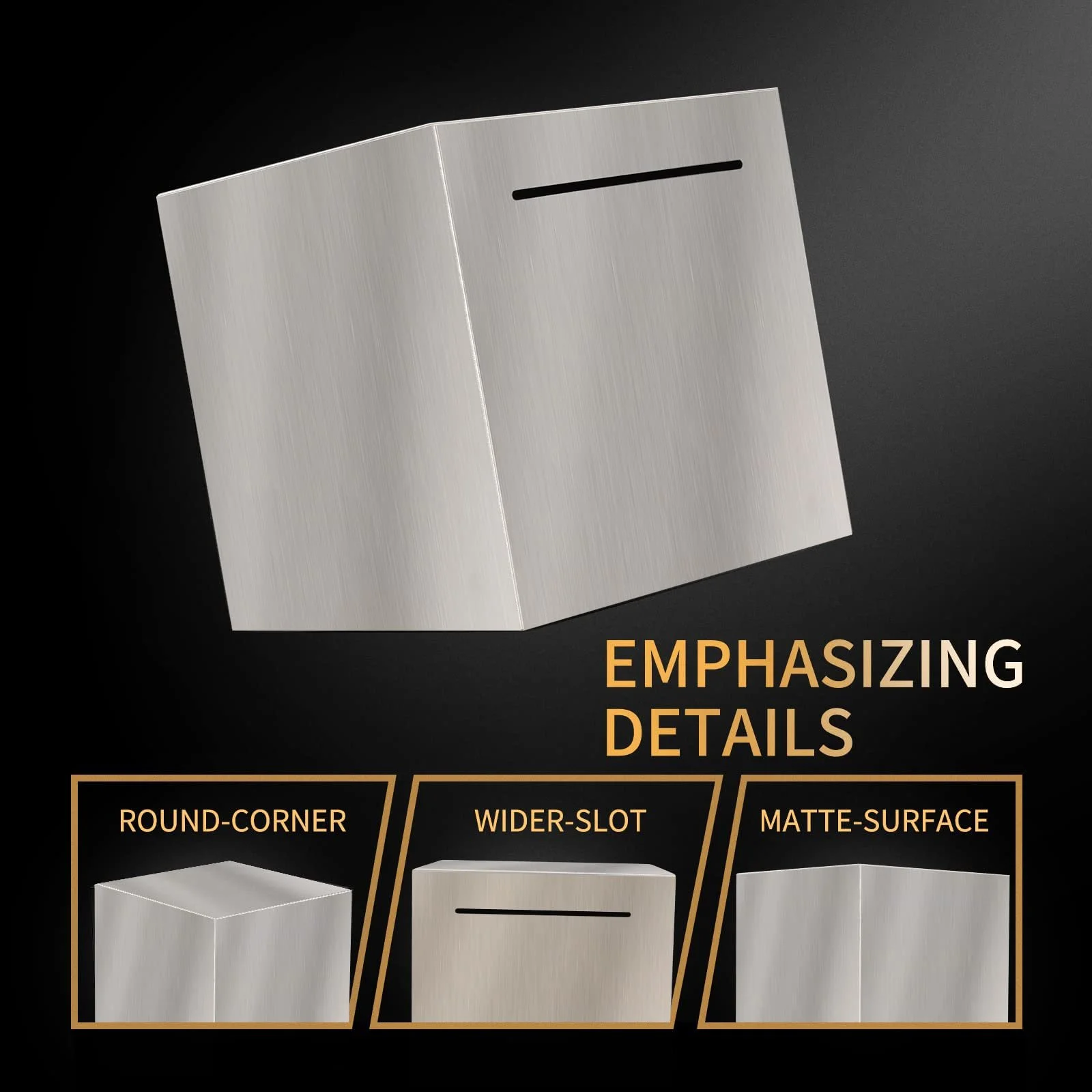 Скарбничка сейф невідкривна нержавіюча сталь, фото №3