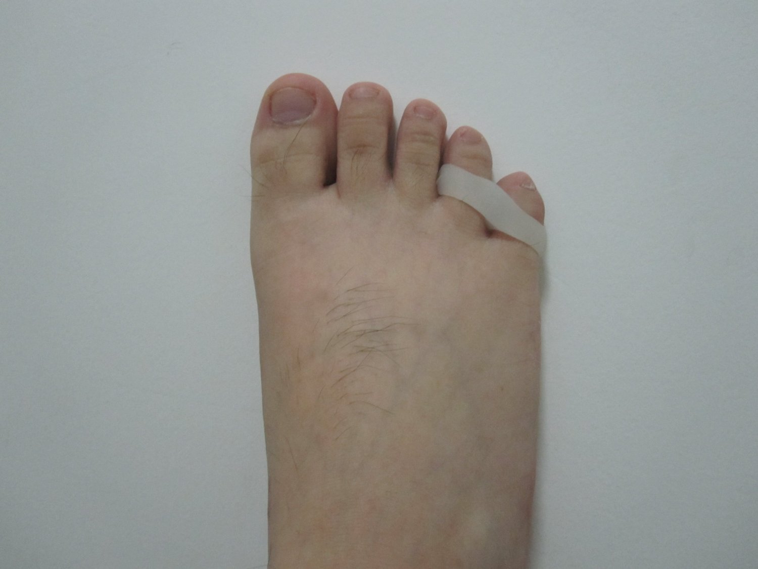 М'який силіконовий ортез для мізинця з 2 отворами, випрямляч для кісточки, 1 пара, фото №3