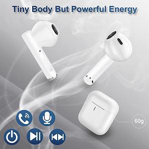 Навушники ChefSofi Bluetooth Без дротів HiFi Стерео З мікрофоном Шумозаглушення IPX7 35 год сенсорне керування synthetic.ua - Фото 1