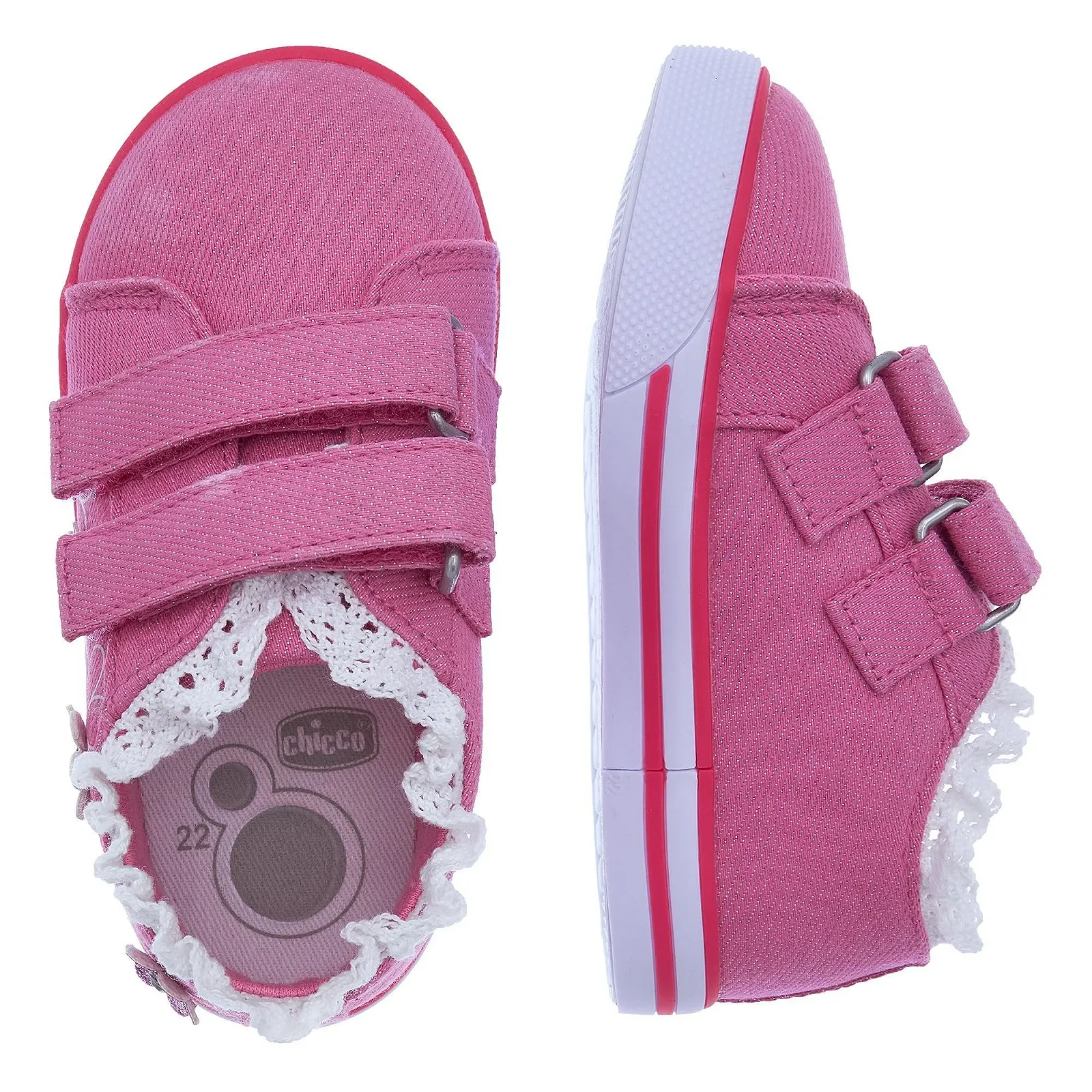 Кросівки Chicco З Подвійними Липучками Легкі Дихаючі Для Дівчат Розроблено в Італії, фото №2