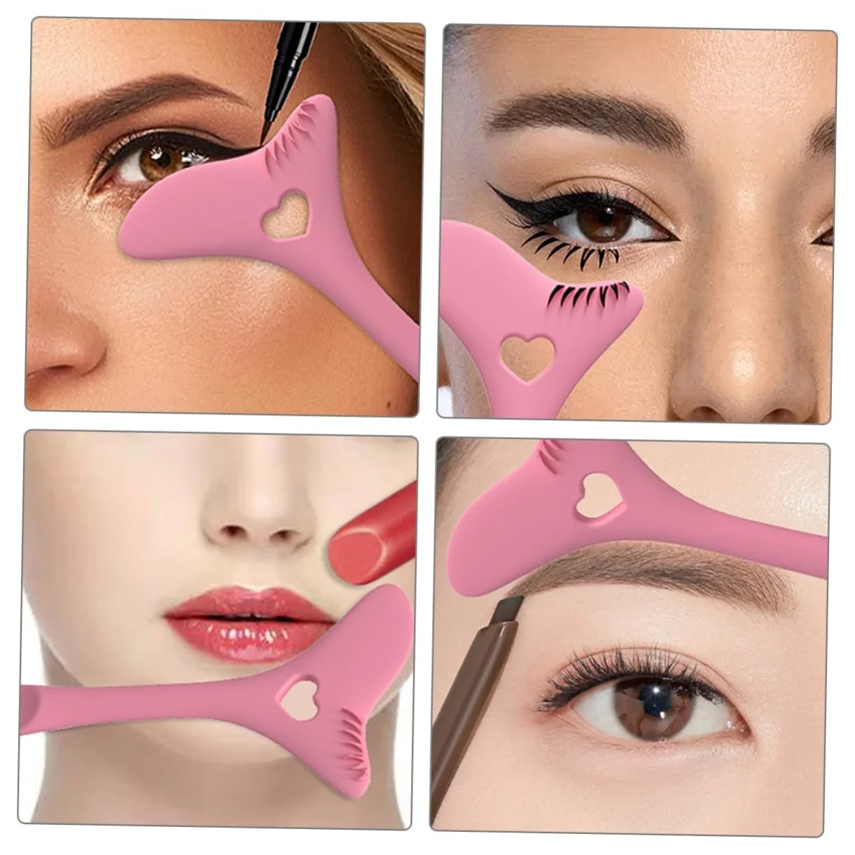 Трафарети для підводки очей Силіконові багаторазові, фото №7 Трафарети для підводки очей Силіконові багаторазові, фото №7