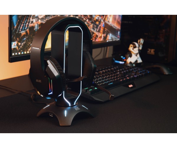 2E Gaming Гарнітура HG315 RGB USB 7.1 Black, фото №3