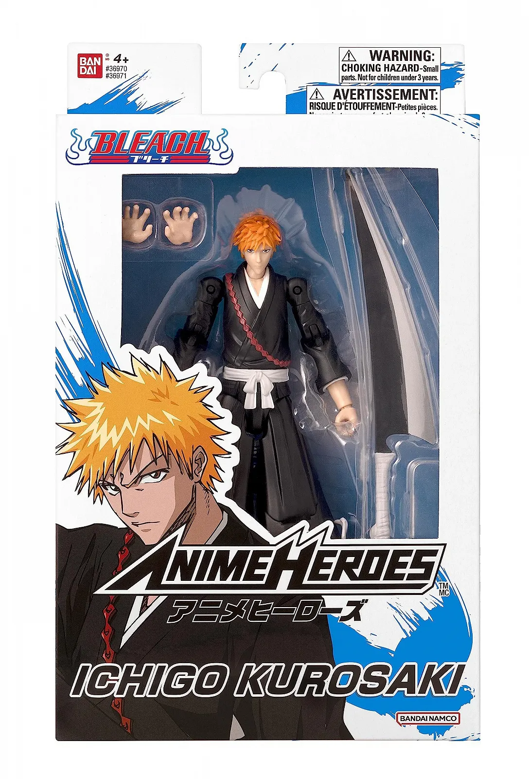 Фигурка Bandai Anime Heroes Bleach Kurosaki Ichigo 17 см 36971, фото №2