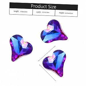 Кристали Плоскі Стрази NUOBESTY Круглі 3D Камені для DIY Манікюру, synthetic.ua - Фото 1