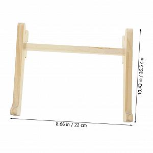 Подставка для ноутбука деревянная эргономичная с вентиляцией для стола synthetic.ua - Фото 1