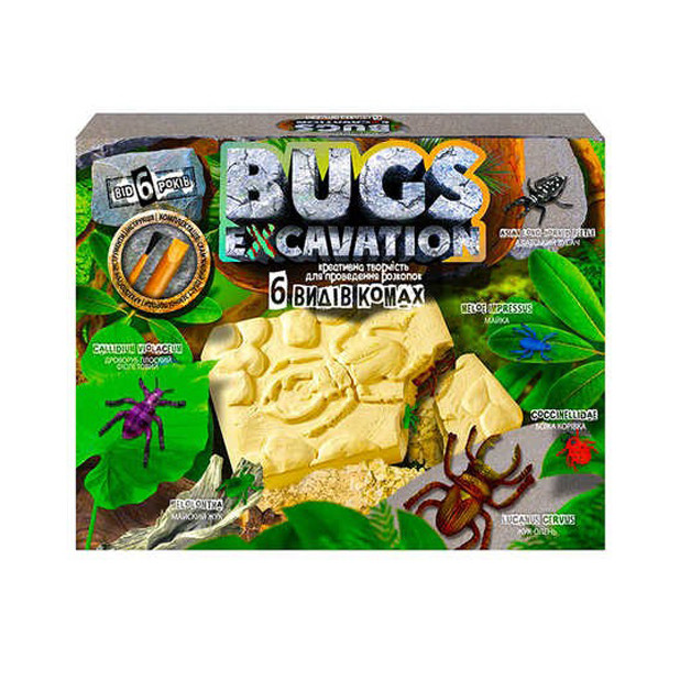 Дитячий набір для проведення розкопок Bugs Excavation Жуки Danko Toys BEX-01U Укр BEX-01-06U, фото №1