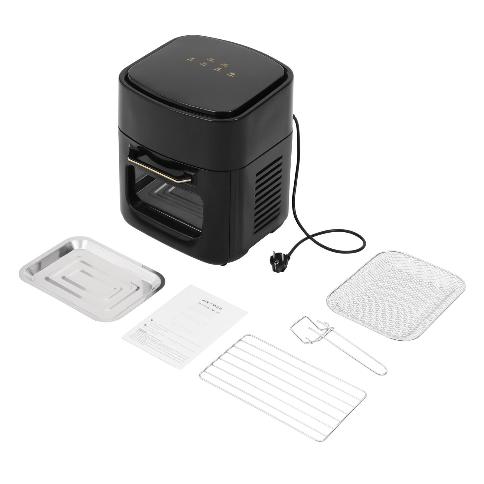 Мультипіч 15L 220V 1400W Сенсорний екран Технологія 360° 80-200°C Чорна, фото №9
